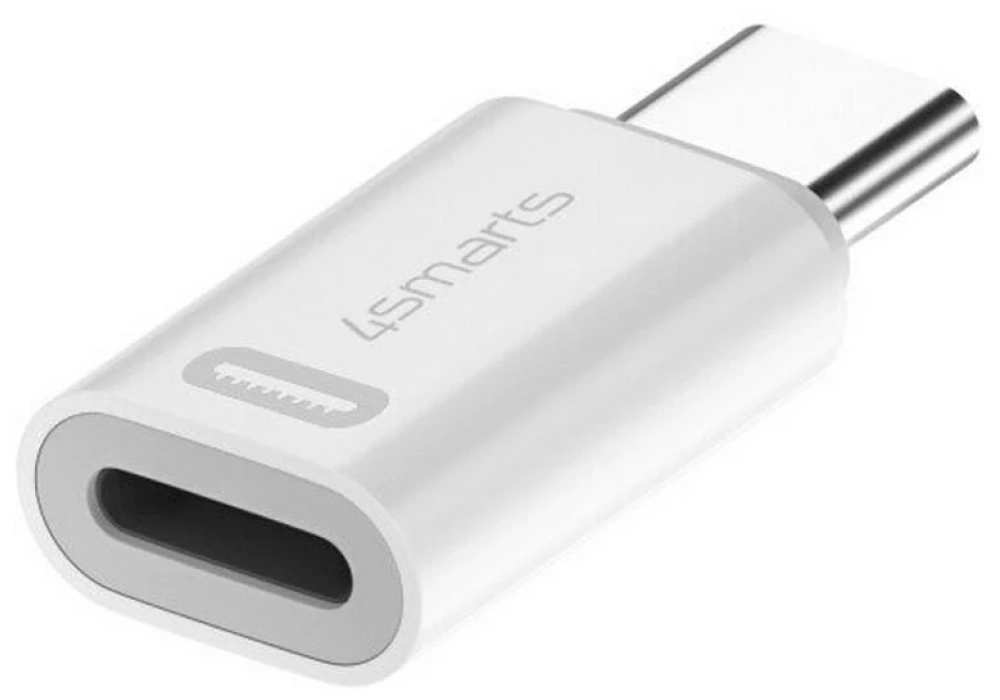 4smarts Adaptateur Lightning vers USB-C PD 27W Set de 2 pièces