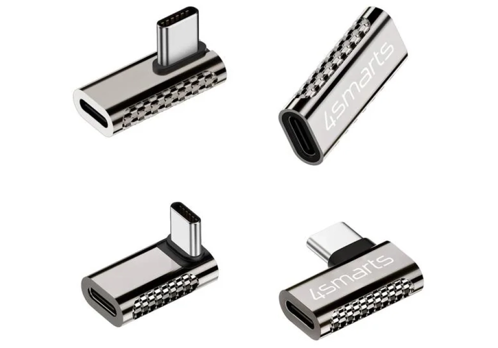 4smarts Adaptateur USB Set de 4 pièces Connecteur USB C - Prise USB C