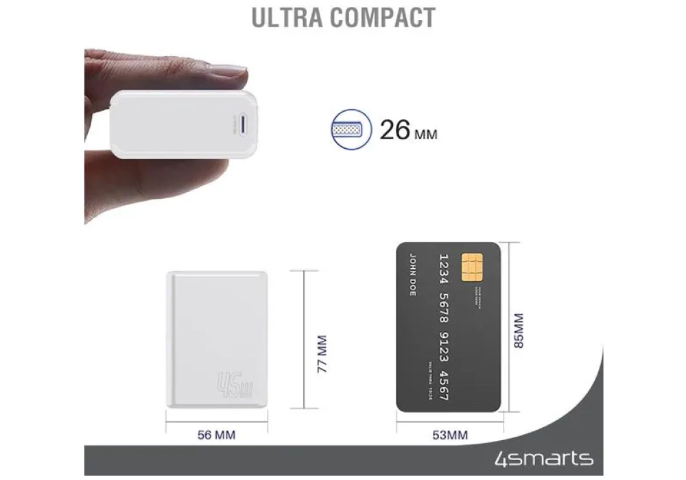 4smarts Batterie externe Pocket Slim 10000 mAh