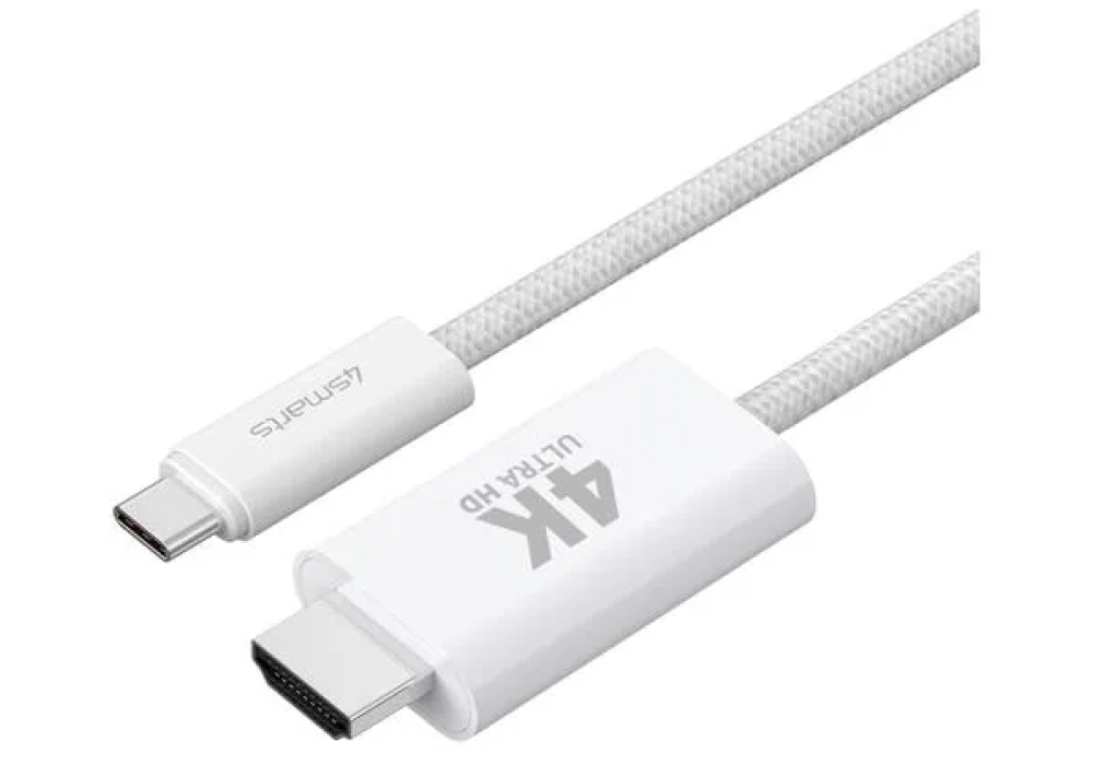 4smarts Câble 4K 60Hz USB type C - HDMI, 2 m