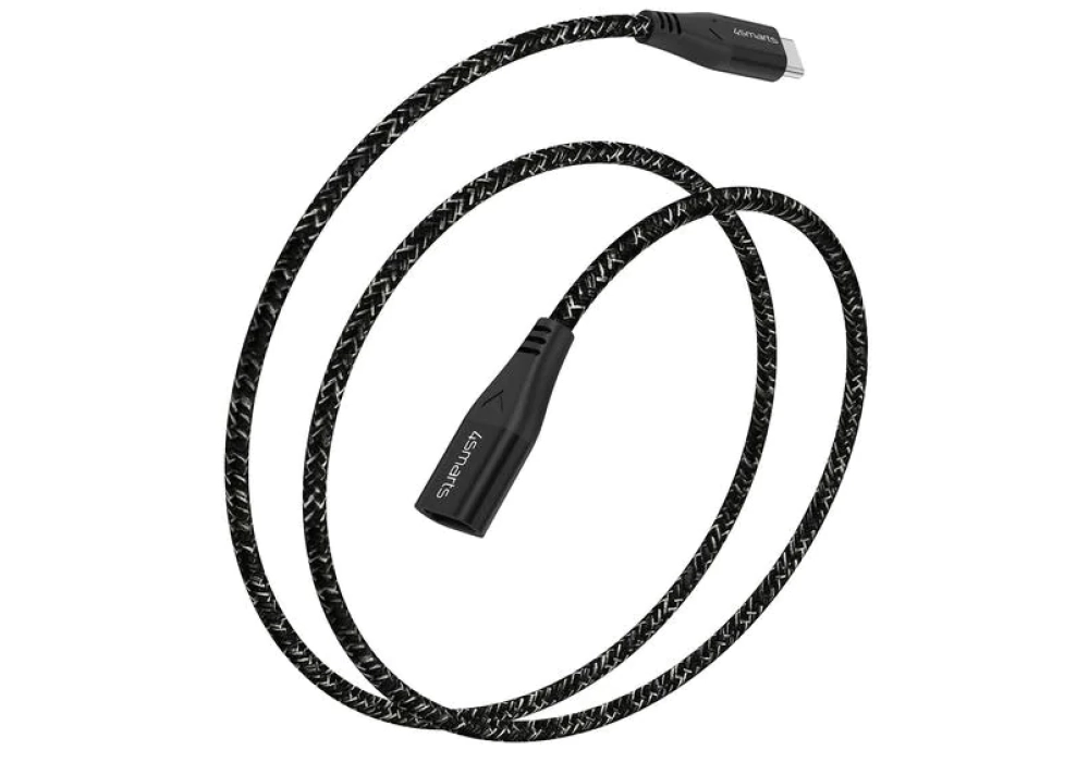 4smarts Câble de prolongation USB C - USB C 1.5 m Monochrome