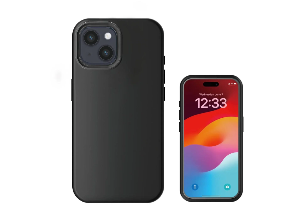 4smarts Coque arrière Silicone Cupertino UltiMag iPhone 15