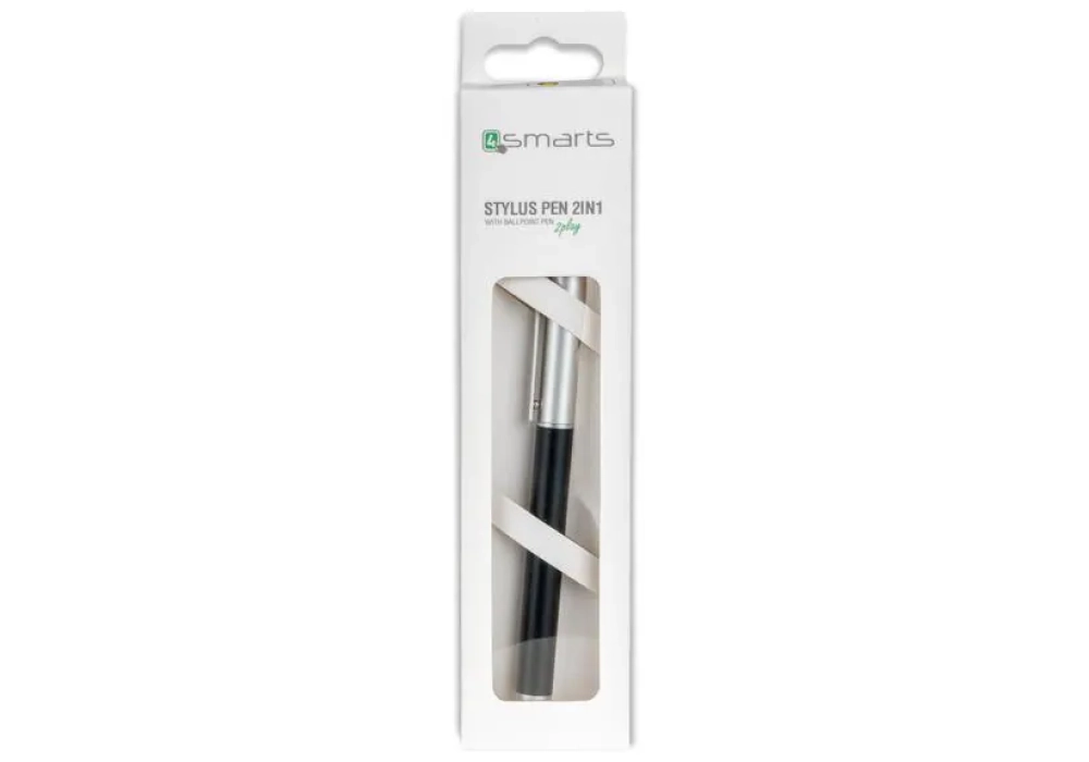 4smarts Stylo de saisie Stylus Pen 2in1 Noir