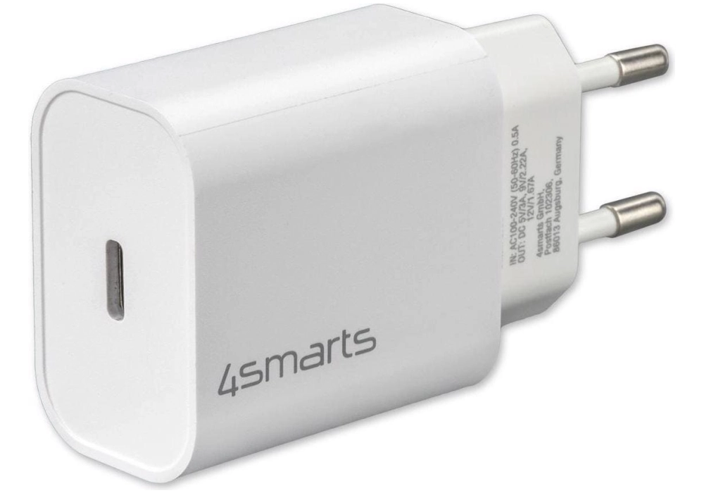 4smarts USB-C Power Adapter VoltPlug Mini PD 20W