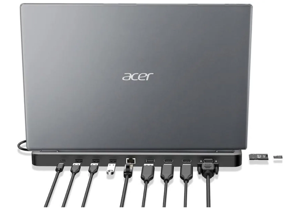 Acer Station d'accueil USB-C 13-in-1 Triple Display Dock