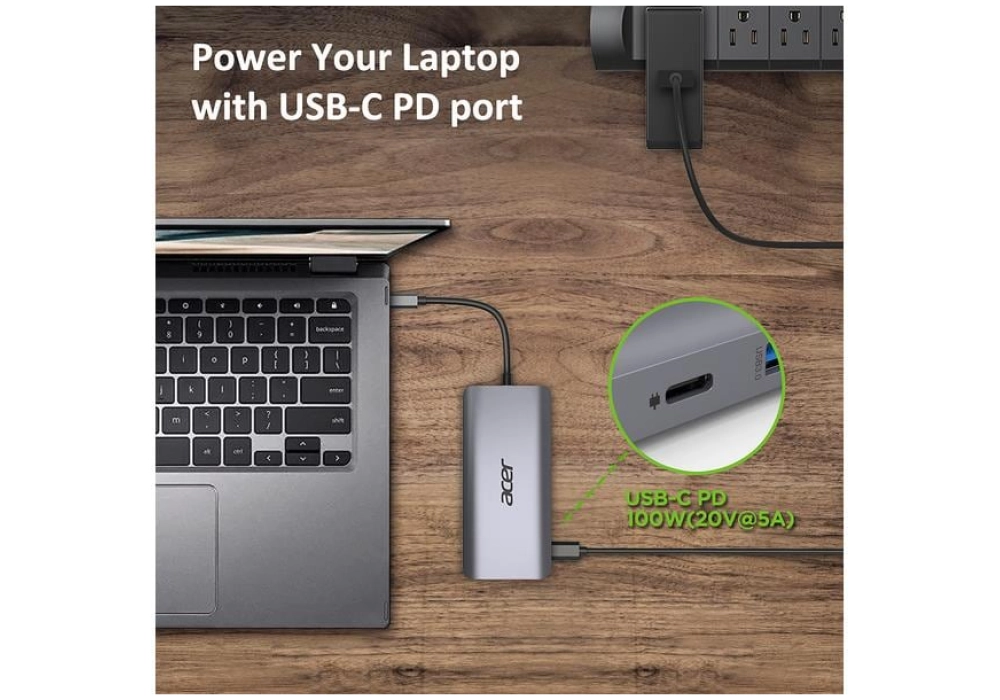 Acer Station d'accueil USB Type-C 12-in-1 Mini