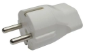 Adaptateur EU M > CH F 3-Poles - T13 (White)