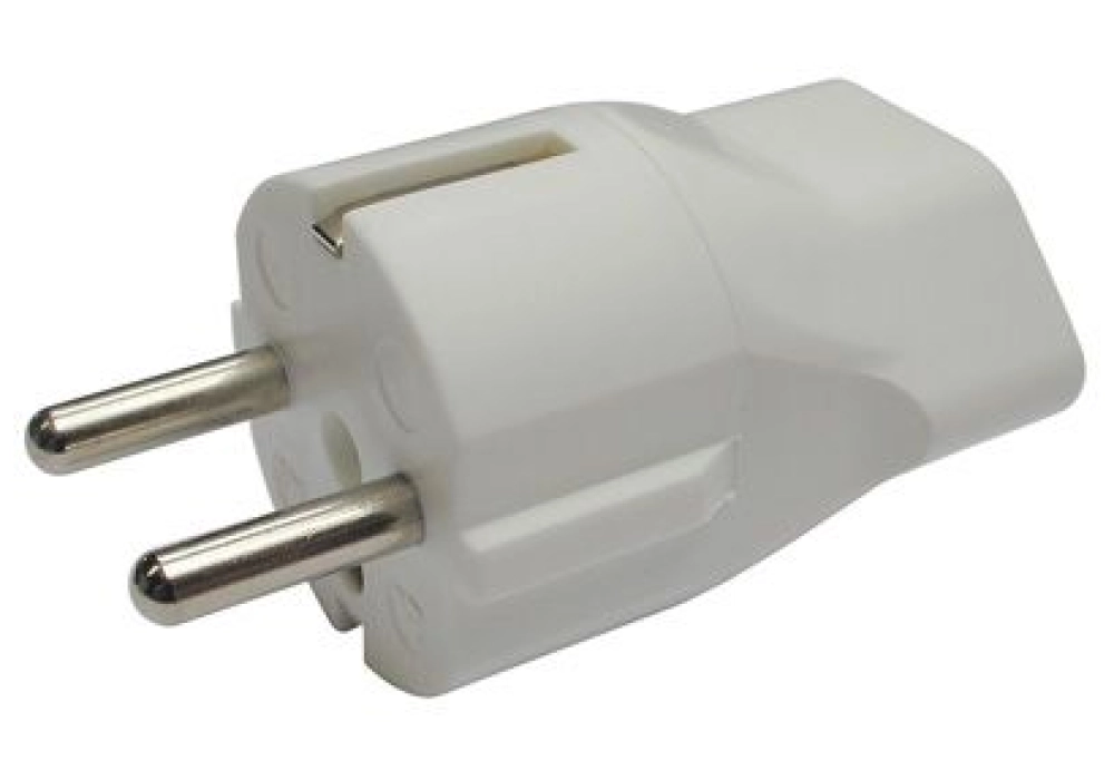 Adaptateur EU M > CH F 3-Poles - T13 (White)