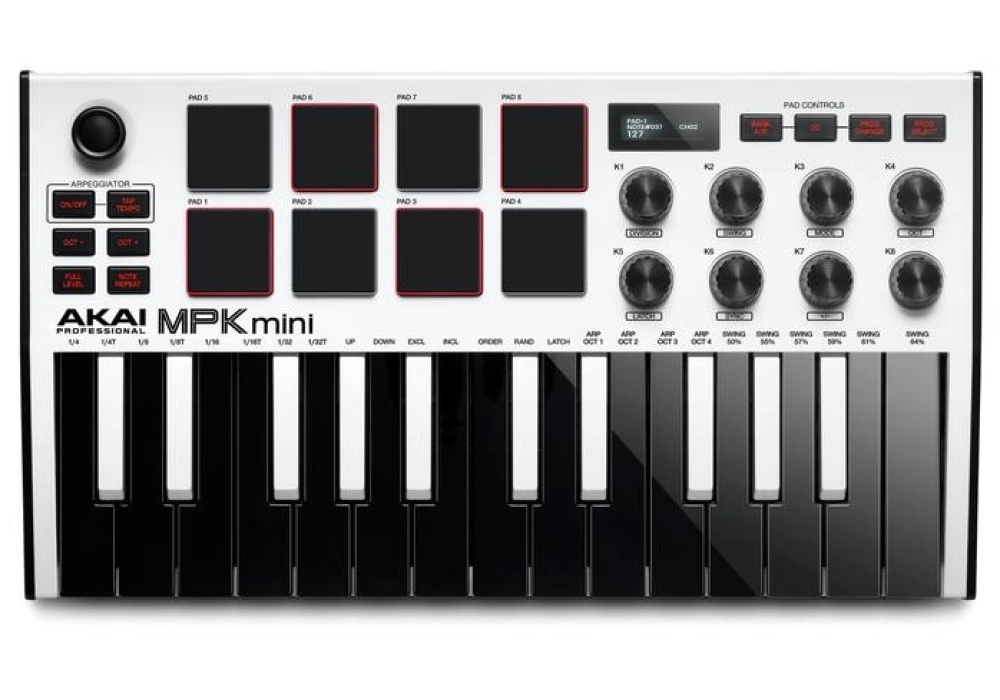 Akai MPK Mini MK3 White