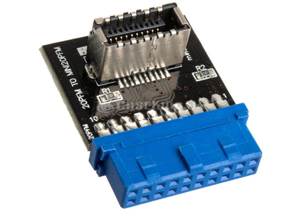 Akasa USB 3.0 20-pin to Type-C Header Adapter