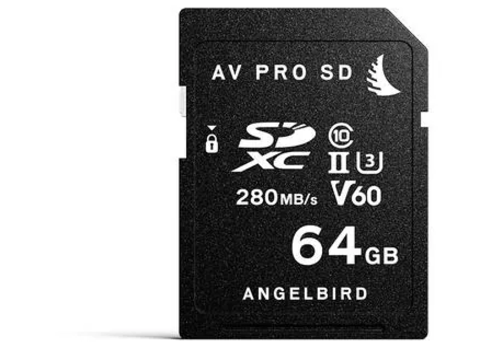 Angelbird Carte SDXC AV Pro SD V60 Mk2 64 GB