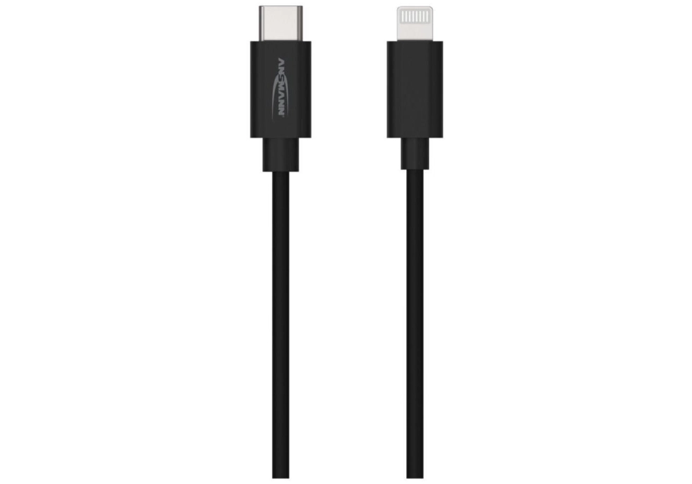 Ansmann Câble USB Lightning USB C, 200 cm