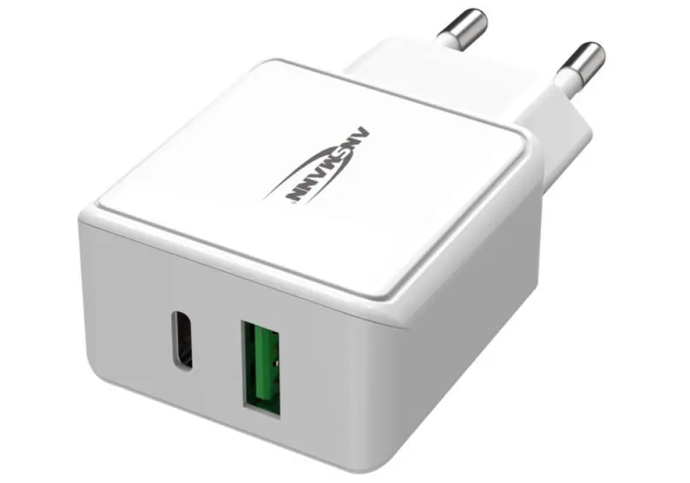 Ansmann Home Charger HC218PD, 18 W, blanc