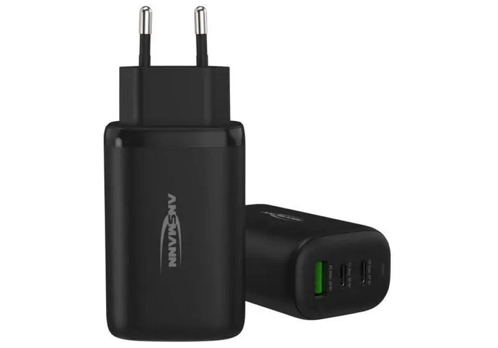 Ansmann Home Charger HC365PD, 65 W, noir