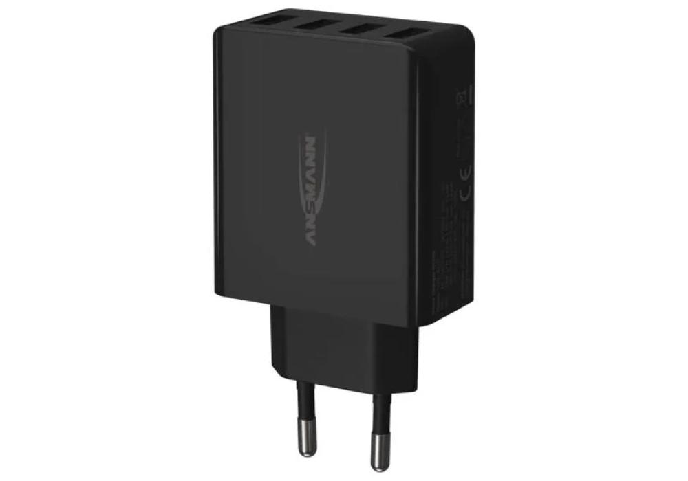 Ansmann Home Charger HC430, 4x USB, 30 W, noir