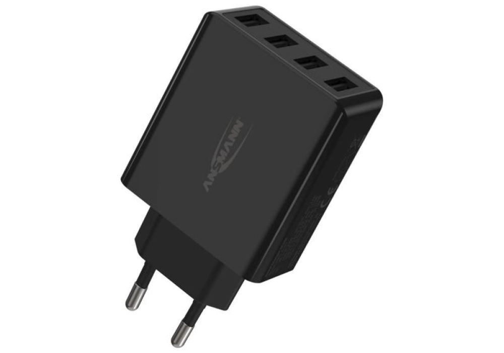 Ansmann Home Charger HC430, 4x USB, 30 W, noir