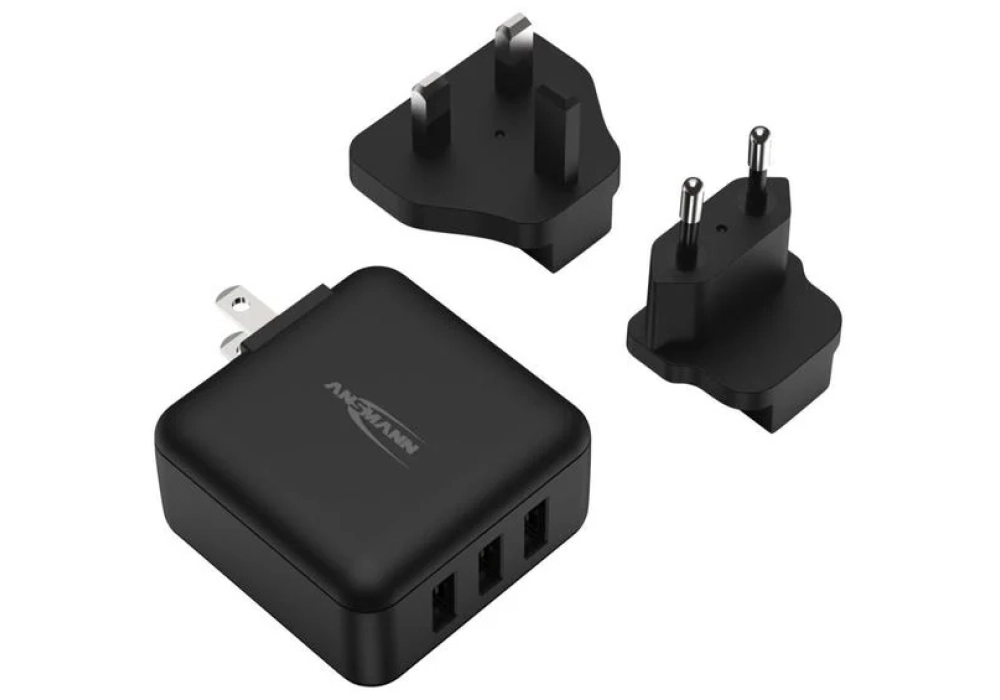 Ansmann Travel Charger TC315 3x USB-A, 15 W