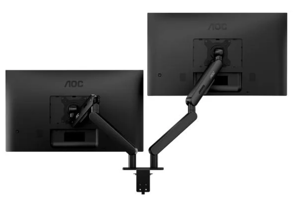 AOC Supports de table AM420B Dual jusqu’à 9 kg – Noir