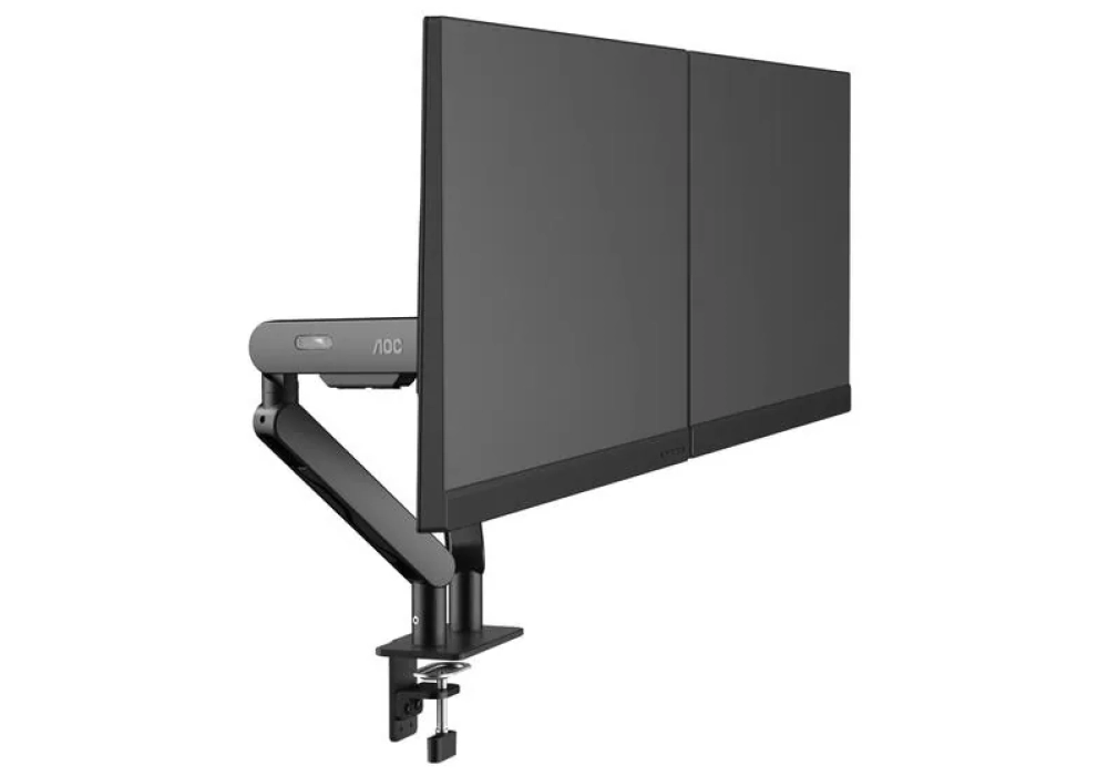 AOC Supports de table AM420B Dual jusqu’à 9 kg – Noir