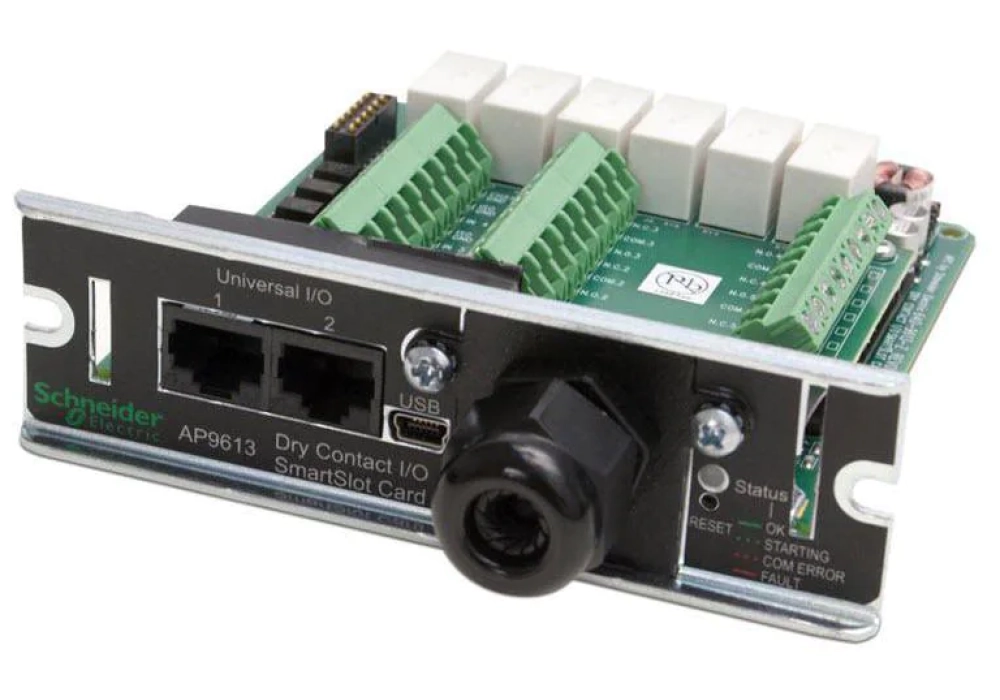 APC Carte de relais Dry Contact I/O SmartSlot AP9613