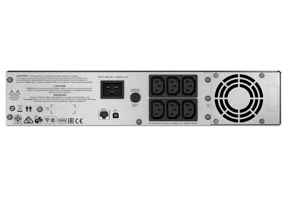 APC Smart-UPS Rack 2 HE 2000 VA / 1300 W