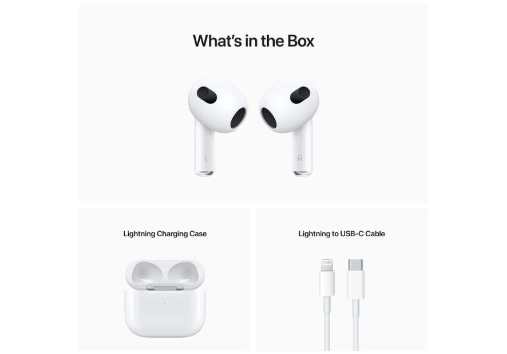 Apple AirPods 3ᵉ génération Lightning