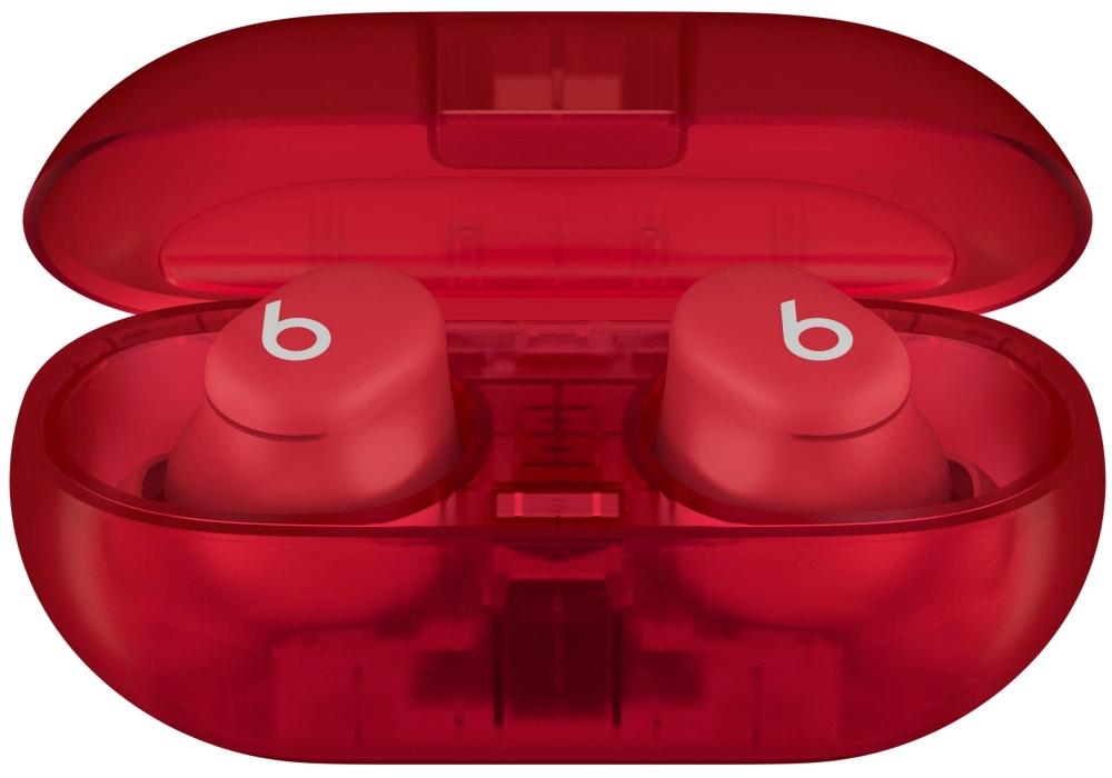 Apple Beats Solo Buds - Transparent Red