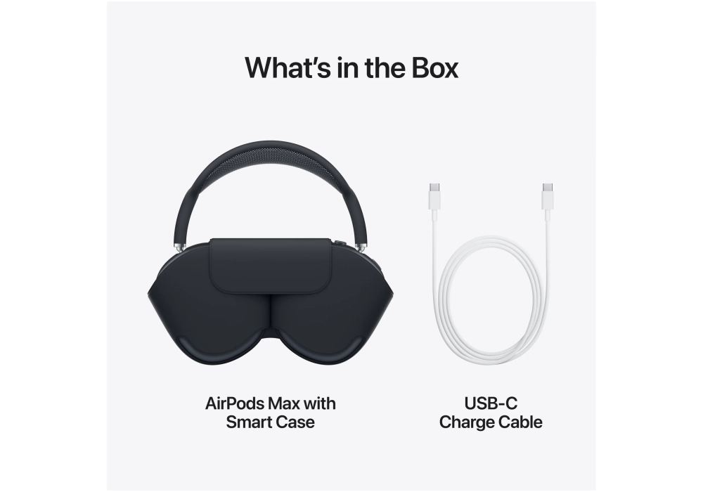 Apple Casques supra-auriculaires Wireless AirPods Max 2024 Lumière stellaire