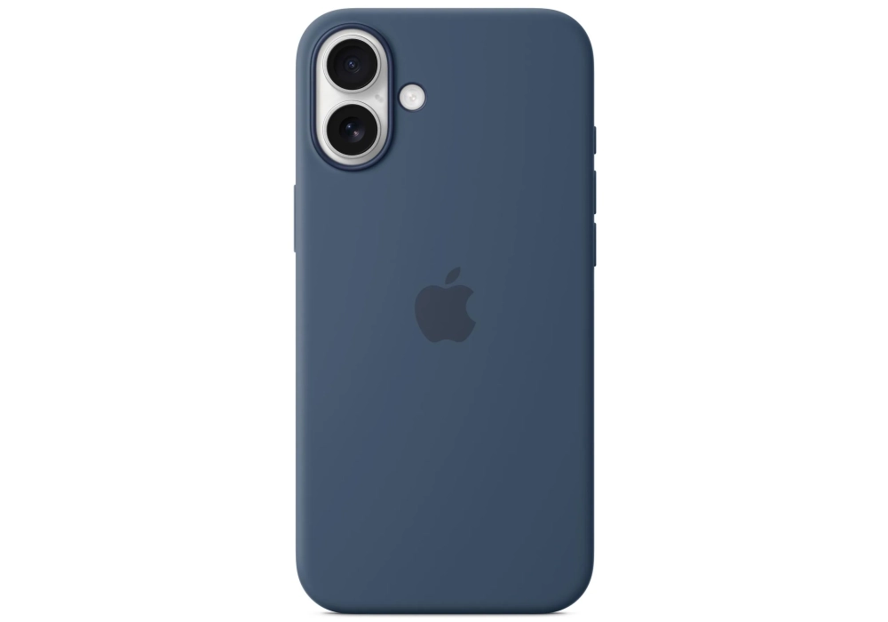 Apple Etui en silicone avec MagSafe iPhone 16 Plus Denim