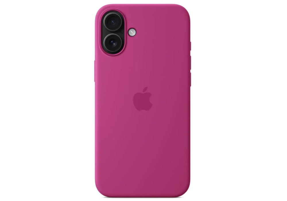 Apple Etui en silicone avec MagSafe iPhone 16 Plus Fuchsia