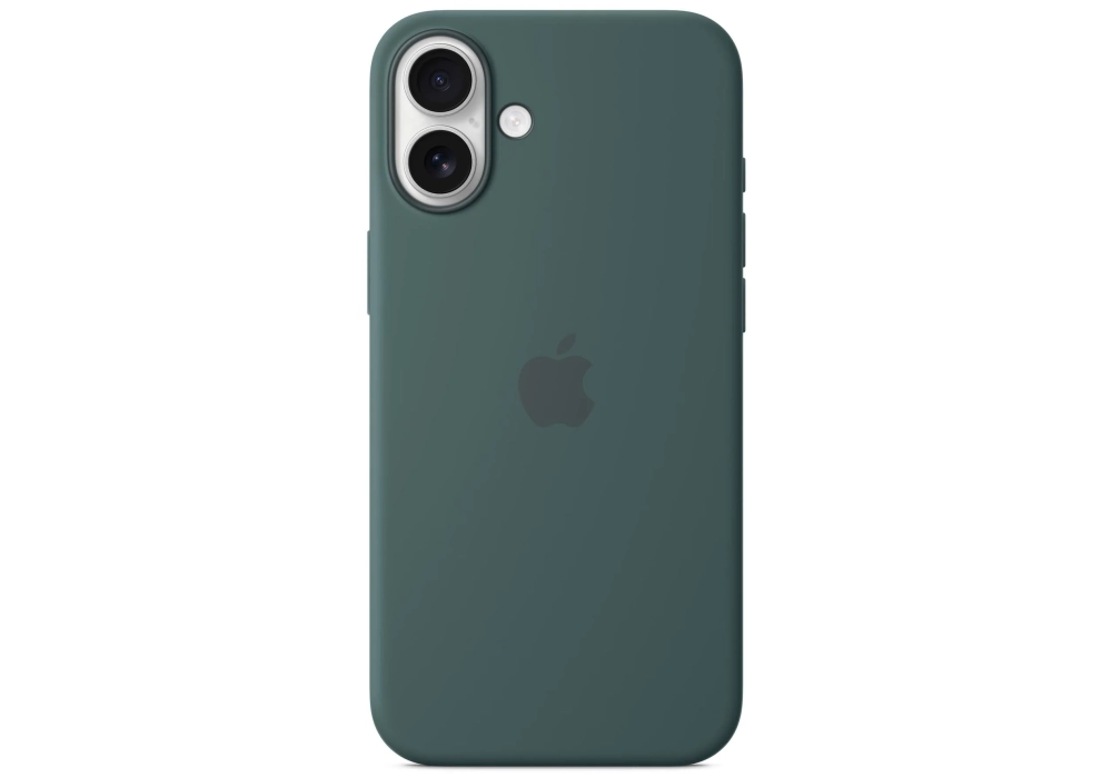 Apple Etui en silicone avec MagSafe iPhone 16 Plus Vert de mer