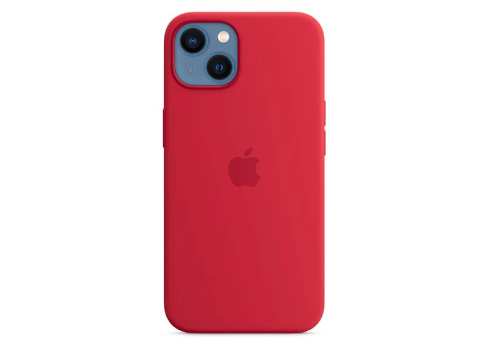 Apple iPhone 13 Silicone Case avec MagSafe (Rouge)