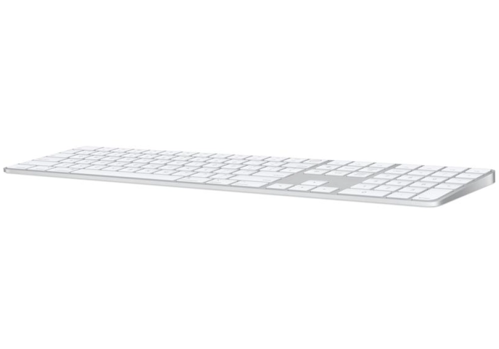 Apple Magic Keyboard avec Touch ID et Pavé Numérique (CH) - Blanc