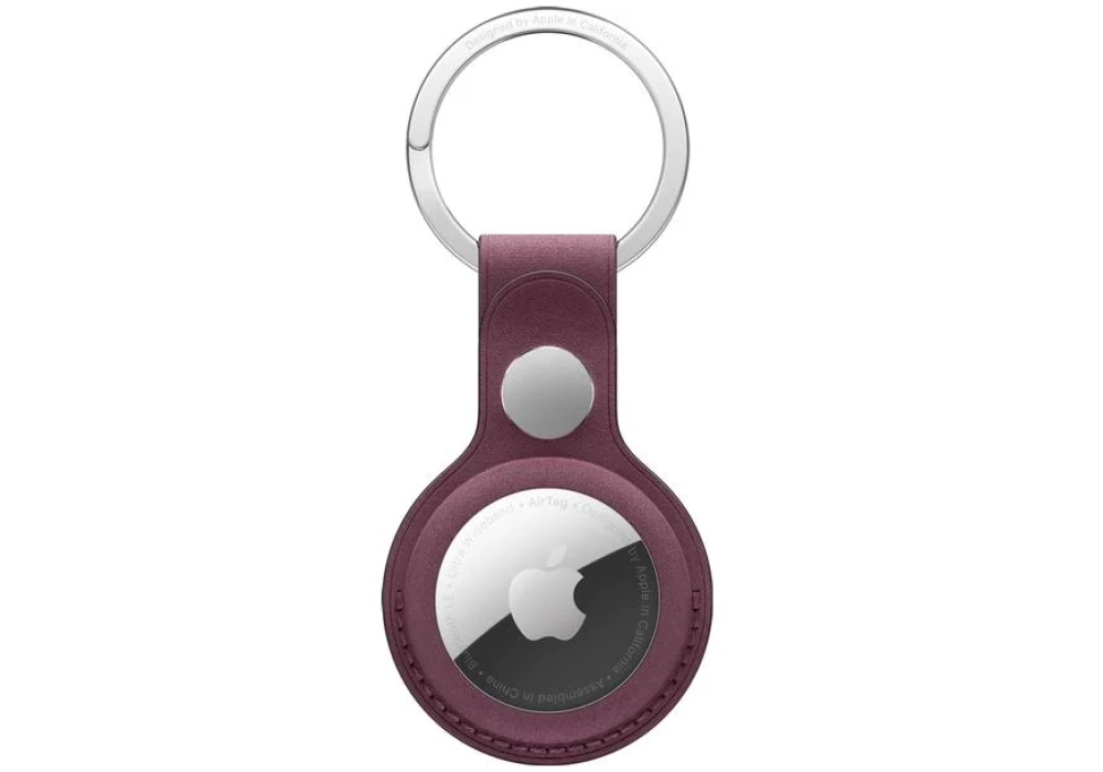 Apple Porte-clés AirTag en tissu fin Mulberry