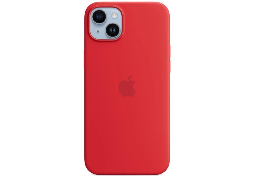 Apple Silicone Case avec MagSafe iPhone 14 Plus (Rouge)