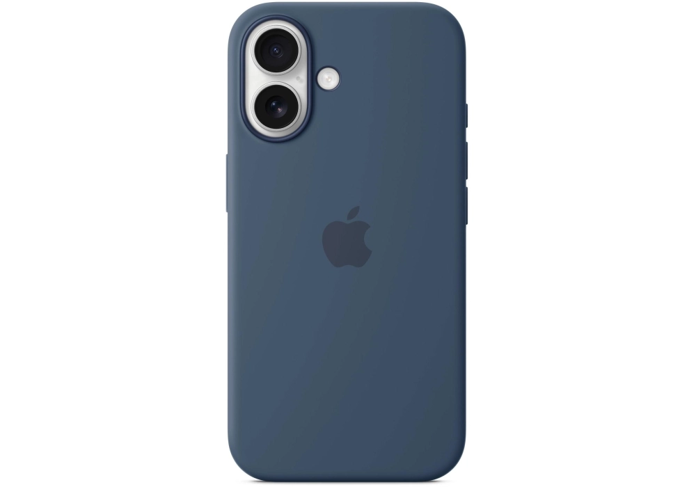 Apple Silicone Case avec MagSafe iPhone 16 Denim