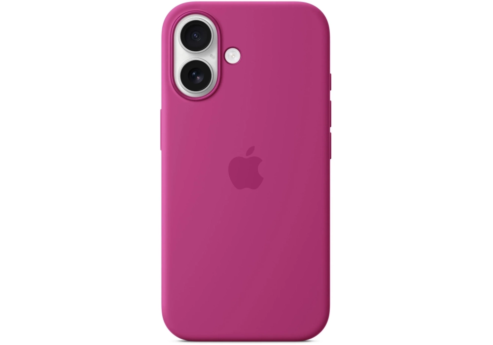 Apple Silicone Case avec MagSafe iPhone 16 Fuchsia