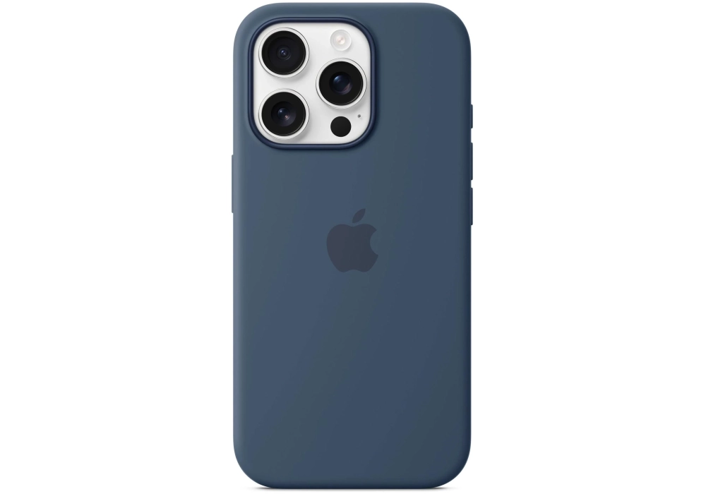 Apple Silicone Case avec MagSafe iPhone 16 Pro Denim