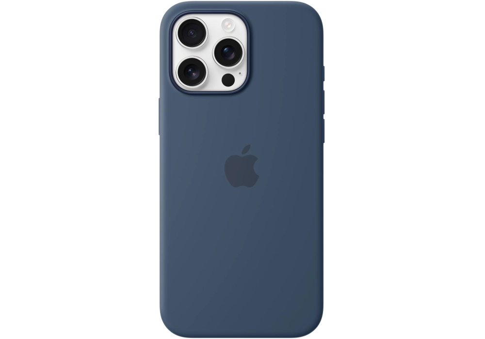 Apple Silicone Case avec MagSafe iPhone 16 Pro Max Denim