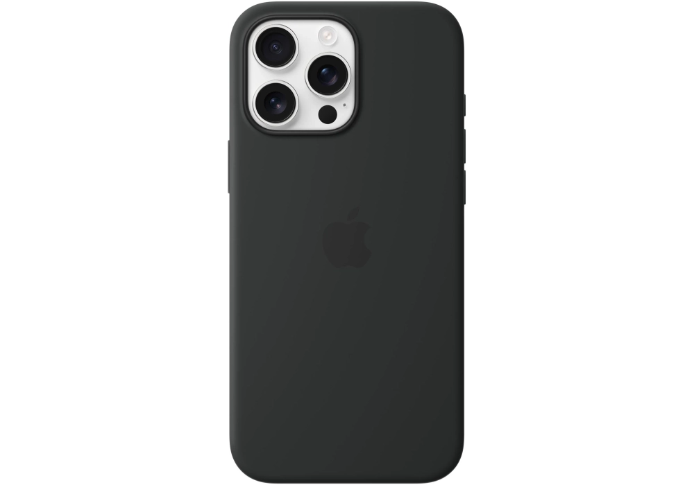 Apple Silicone Case avec MagSafe iPhone 16 Pro Max Noir