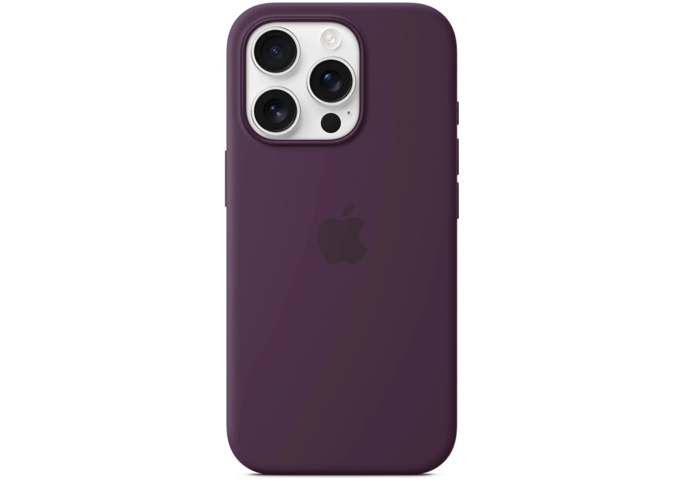 Apple Silicone Case avec MagSafe iPhone 16 Pro Prune