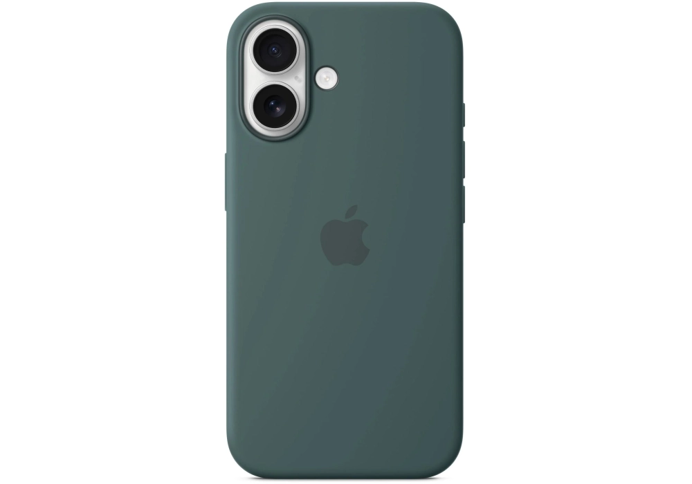 Apple Silicone Case avec MagSafe iPhone 16 Vert de mer