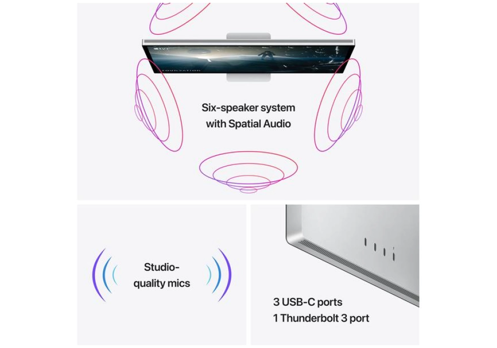 Apple Studio Display (verre standard, montage VESA)