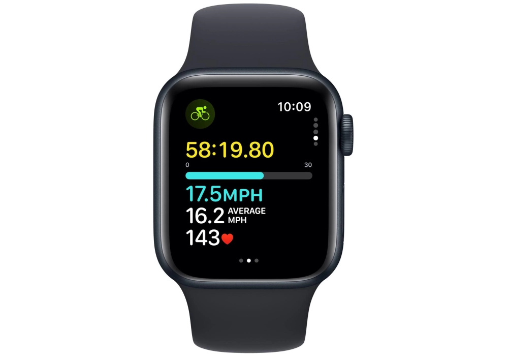 Apple Watch SE 2023 40 mm GPS Alu Sport Minuit M/L