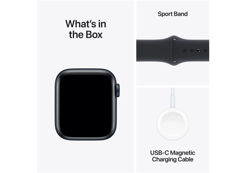 Apple Watch SE 2023 40 mm GPS Alu Sport Minuit S/M