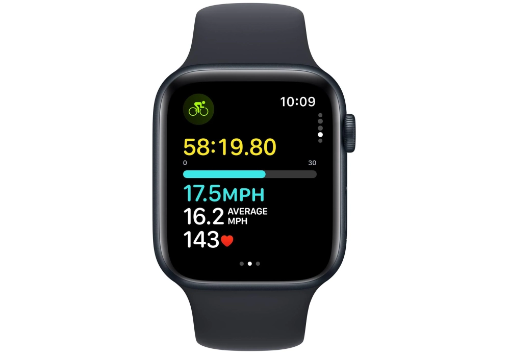 Apple Watch SE 2023 44 mm Alu Sport Minuit M/L