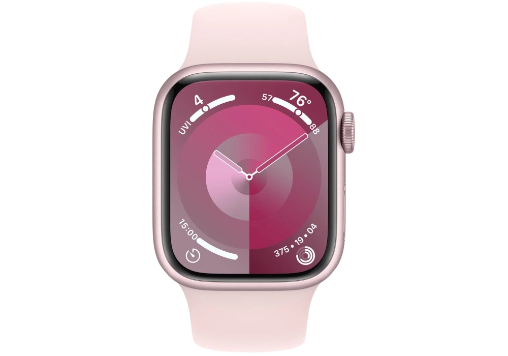 Apple Watch Series 9 41 mm LTE Alu Rose Sport Rose pâle M/L