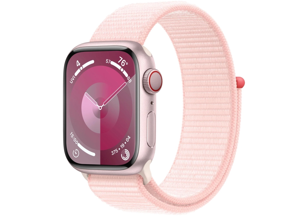 Apple Watch Series 9 45 mm LTE Alu Rose Loop Rose pâle