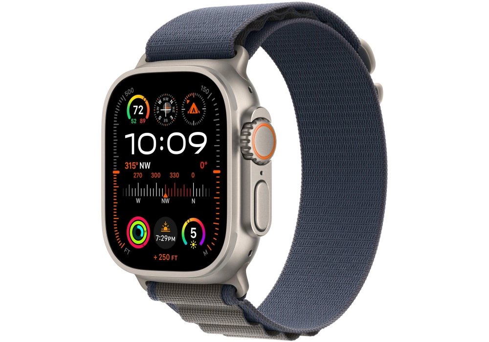 Apple Watch Ultra 2 Alpine Loop Bleu Large