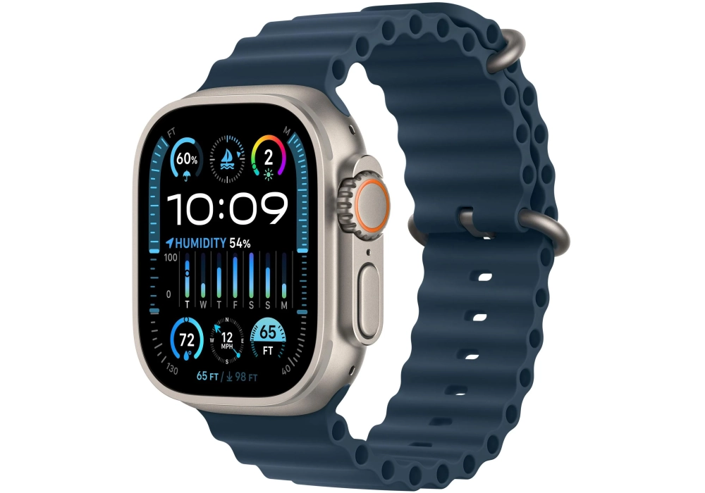 Apple Watch Ultra 2 Ocean Band bleu